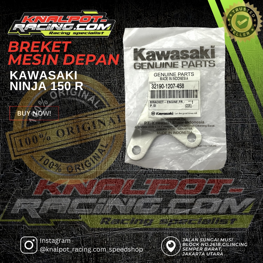 BREKET MESIN DEPAN KAWASAKI NINJA150 R 